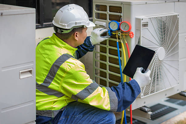 Professional Hvac Installation technician working in North Chelmsford, MA